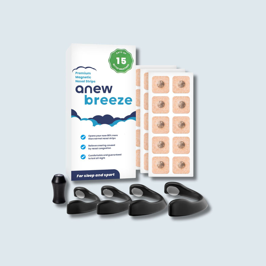 Anew Breeze startkit med 4 magnetbånd, klæbepuder og applikator