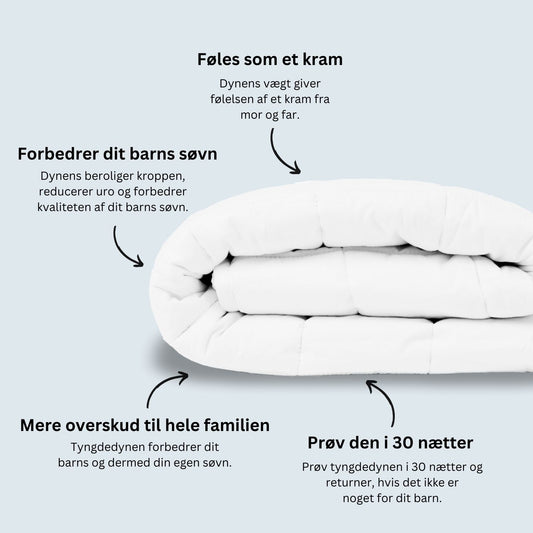 Ella tyngdedyne barn